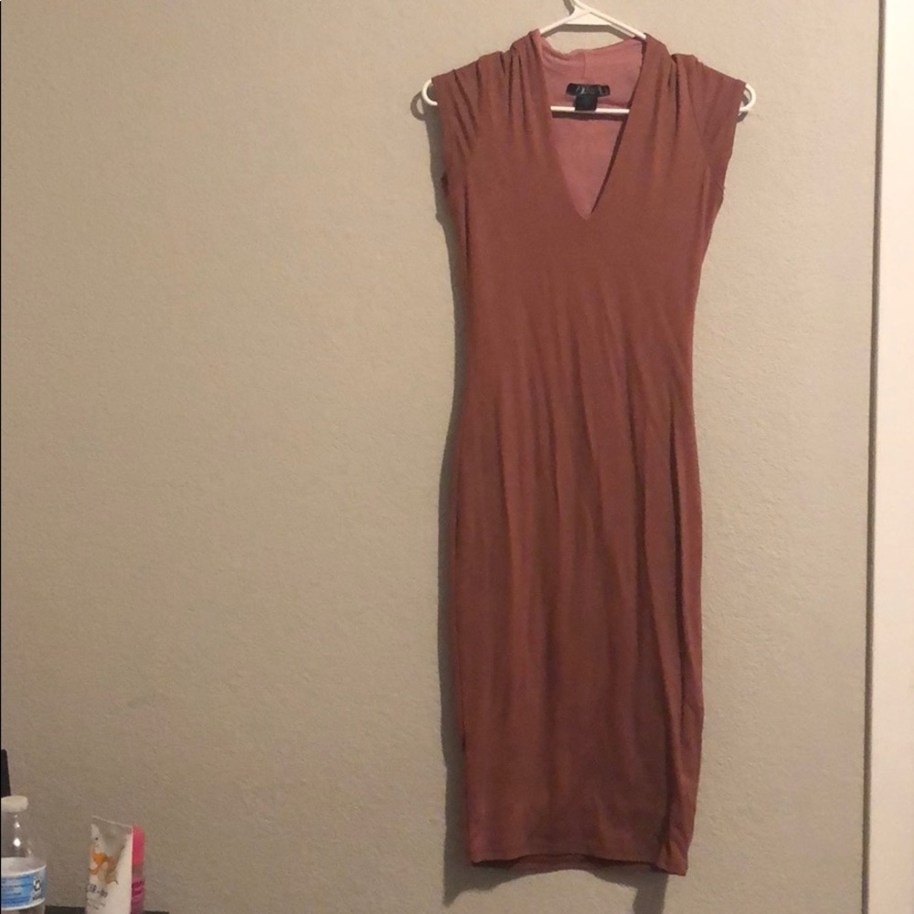 V-neck dress